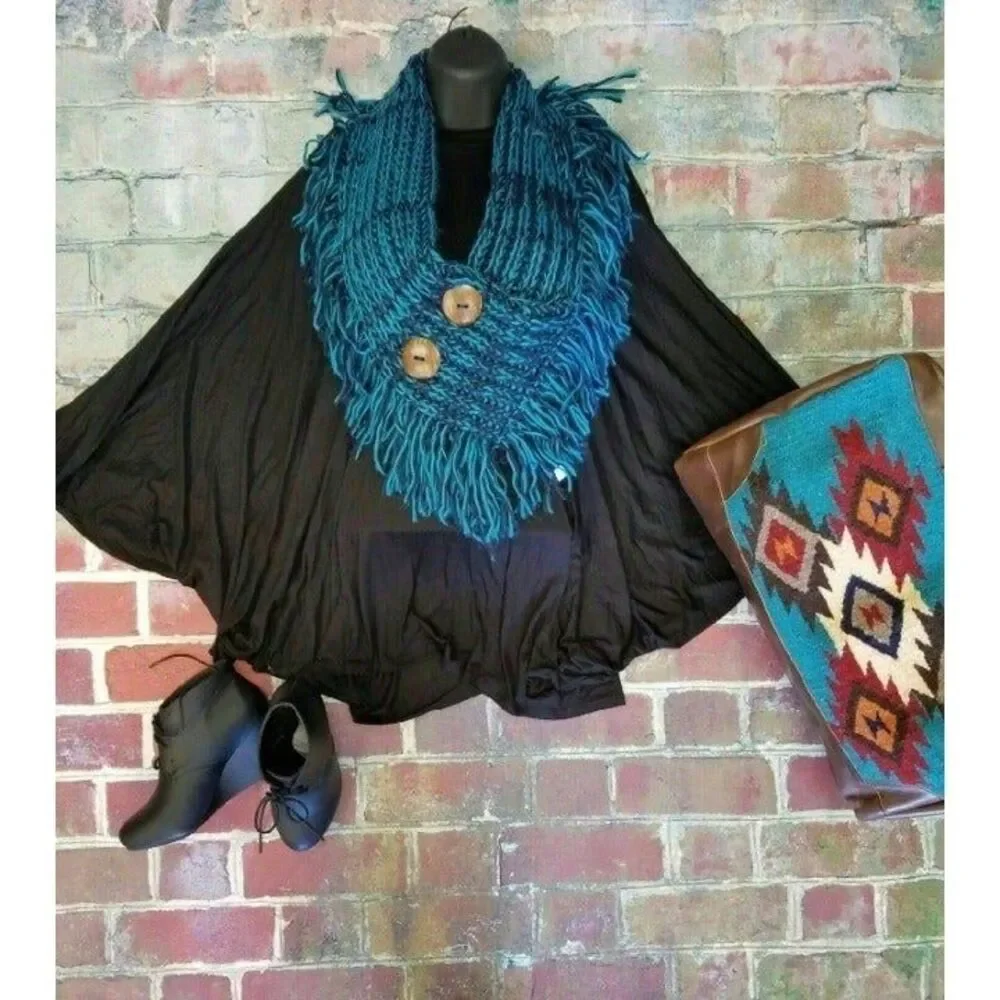 Fringe Scarf Collar